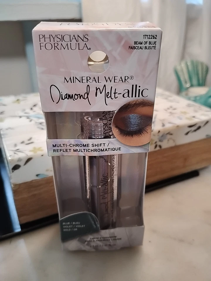 Physicians Formula  Mineral Wear Diamond Metallic Liquid Eyeshadow-BEAM OF BLUE - Image 1 of 1