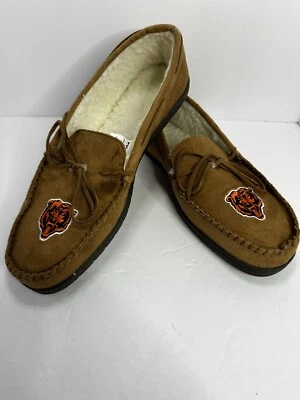 Mocasines pantuflas grandes de los Chicago Bears de la NFL para hombre Foto 1 de 4