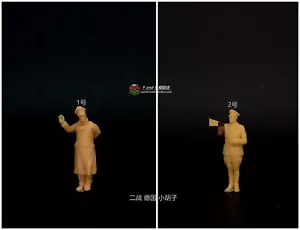 Unpainted1/72 War II German army Head of state High-precision mini Soldier - Picture 1 of 4