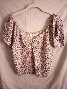 O'Neil Floral Top Size Large Stretchy Bottom - Picture 1 of 4