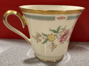 Lenox China Cup Morning Blossom Pattern Discontinued Flowers Coffee Tea - Picture 1 of 8