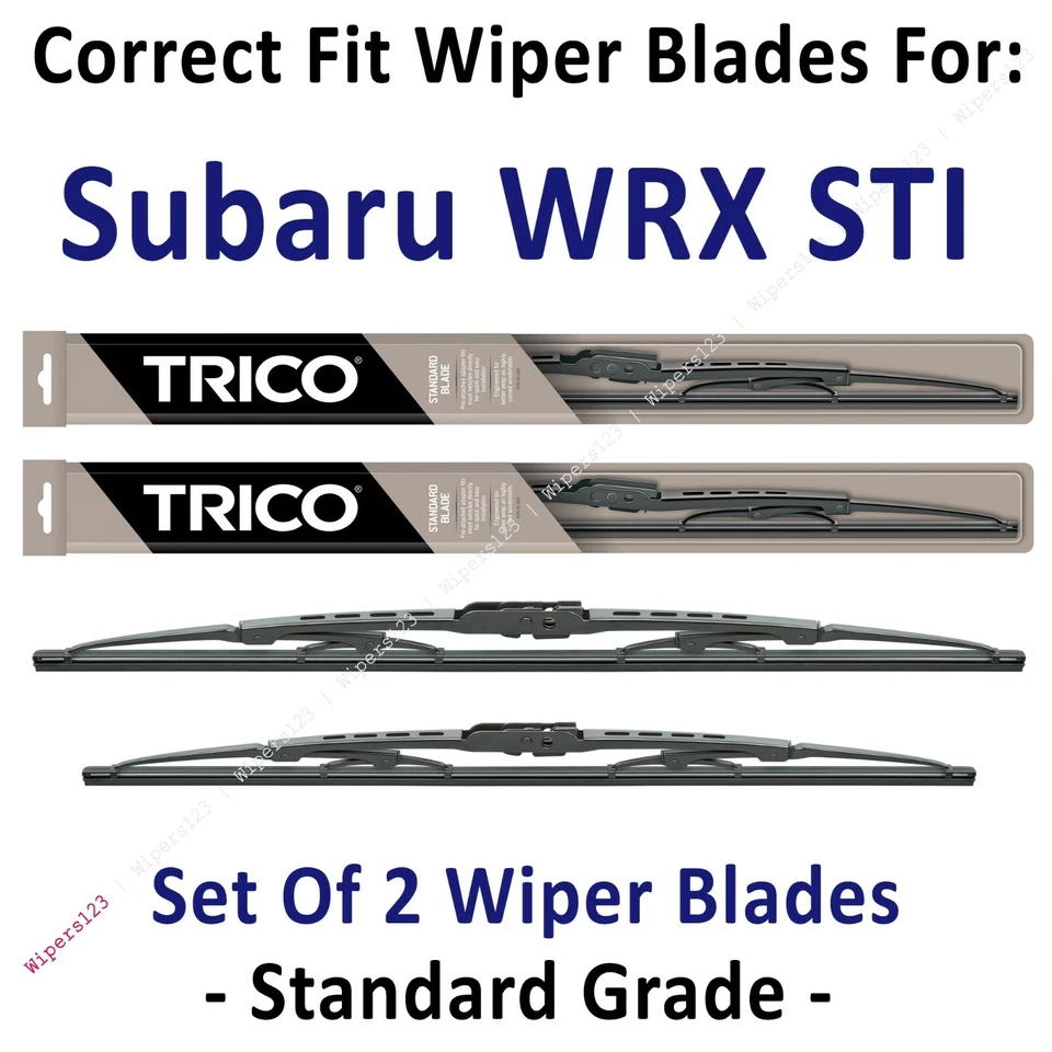 Paquete de 2 escobillas limpiaparabrisas estándar para Subaru WRX STI 2015+ - 30260/160 Foto 1 de 1