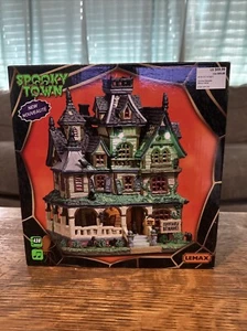 Lemax Spooky Town Halloween Haunted Mansion 2017 Retired 75173 Light Sound - Bild 1 von 9