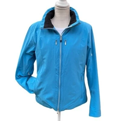 Descente Jacket Womens Size 12 Blue Full Front Zip Ski Jacket - Image 1 of 4