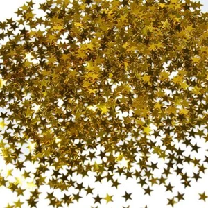 Star Confetti Gold Shiny Table Decorations for Wedding or Christmas - Picture 1 of 4