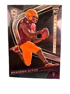 #8528 2020 SPECTRA BRANDON AIYUK #7 RED - Image 1 of 2