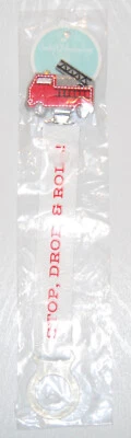 New Baby Dumpling Stop Drop Roll Red Firetruck Baby Pacifier Clip One Size - Image 1 of 4