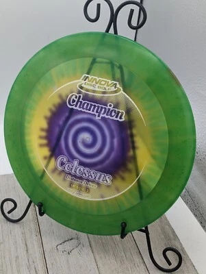 New Innova Champion Colossus Tie Dye IDye Driver Disc Golf Disc 175g PENNED  - Image 1 of 4