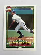 TOPPS 1991 MLB Card GEORGE BRETT Royals RECORD BREAKER   #2 EX- NM! ⚾️