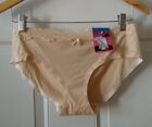 MAIDENFORM BEIGE INVISIBLE COMFORT HIPSTER PANTY, SIZE XL/8