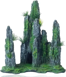 Large Aquarium Mountain Cave Ornament Rock Landscape Fish Tank Decoratio - Picture 1 of 12