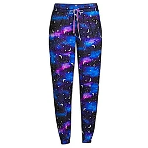 NWT Briefly Stated Starry Nights Sleep Jogger With Pockets M 8 - 10 Sleep Pants - Picture 1 of 12
