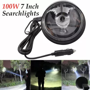 7inch 100W HID Handheld Camping Spotlight Hunting Search Camping Lighting 12V - Picture 1 of 10