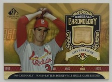 STEVE CARLTON 2006 Legendary Cuts-Baseball Chronology Bat [BC-SC] Game Used