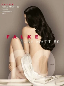 Collant FALKE Pure Matt 20 Taille IV (L) 46-48 powder Feinstrumpfhose Gr. IV 44 - Imagen 1 de 3