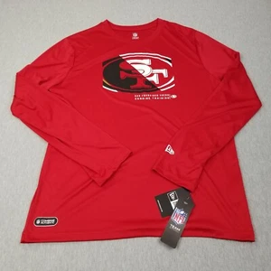 San Francisco 49ers Shirt Men Large NFL New Era Team Apparel Combine Long Sleeve - Picture 1 of 14