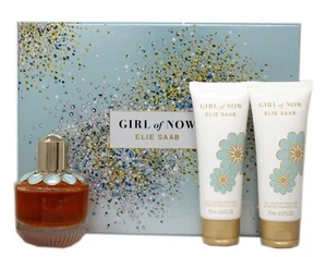 ELIE SAAB GIRL OF NOW 3 PIECE GIFT SET EAU DE PARFUM SPRAY 50 ML/1.6 FL.OZ. NIB - Picture 1 of 2
