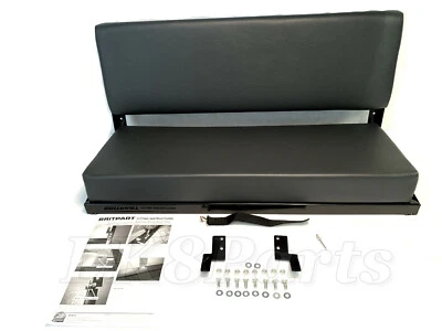 Land Rover Serie 88 SWB Defender 90 Gris Vinilo Banco Trasero Asiento 320737LCS Nuevo Foto 1 de 4