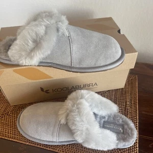 Koolaburra By UGG Women's MILO  Slippers In  Gray Sz 10 new with box - Picture 1 of 3