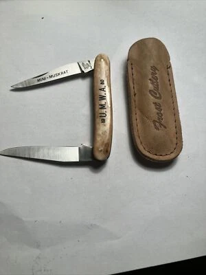 1980 Coal Miners Of West Virg Frost Cutlery Mini-Muskrat -Bone Handles- Japan - Image 1 of 4