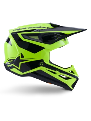 Casco térmico Alpinestars SM3 ECE06/DOT amarillo fluo/negro brillante talla mediana Foto 1 de 4