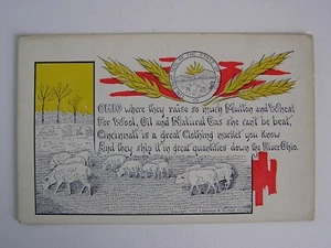 State of Ohio Vintage Unused Postcard - Picture 1 of 2