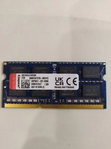 Kingston 8GB RAM DDR3L 1600MHz PC3L-12800S SODIMM  1.35V   204 pin - Picture 1 of 2