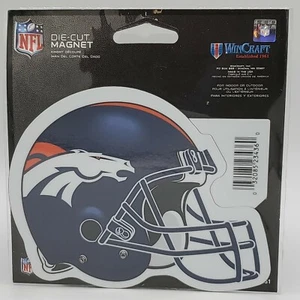 Denver Broncos NFL Football 4 Zoll gestanzter Magnet Wincraft - Bild 1 von 4