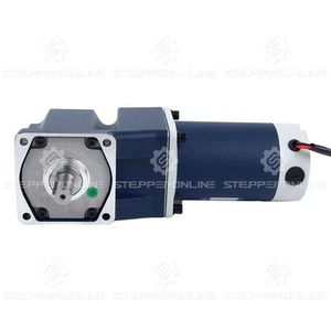 STEPPERONLINE Cepillado 24V 90W 14.6Nm con Caja de Engranajes Ángulo Recto 50:1 Motorreductor DC - Imagen 1 de 7