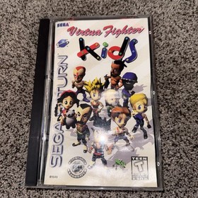 Virtua Fighter Kids (Sega Saturn, 1996) CIB With Reg Card (Manual Damaged)