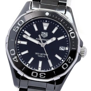 Tag Heuer Aquaracer Full Ceramic Date Quartz Women’s Used - Picture 1 of 6