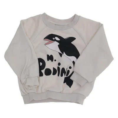 Mini Rodini, Sweatshirt, Größe: 92/98, Beige, Bio-Baumwolle, Print #QqN - Bild 1 von 4