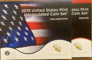 2019 US Mint Uncirculated Coin Set Denver + Philadelphia 20 Münzen mit OGP & COA - Bild 1 von 3