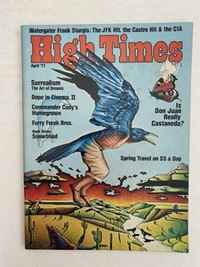 High Times Magazine April 1977 Furry Freak Brothers comic Drug Culture - Picture 1 of 8