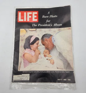July 7, 1967 Life Magazine Johnson"s 1st Grandchild-Marijuana Turned-On Millions - Picture 1 of 6
