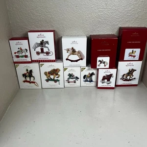 Hallmark 2009-2015, 2017 & 2019-2021 A pony for Christmas series Xmas ornaments - Picture 1 of 10