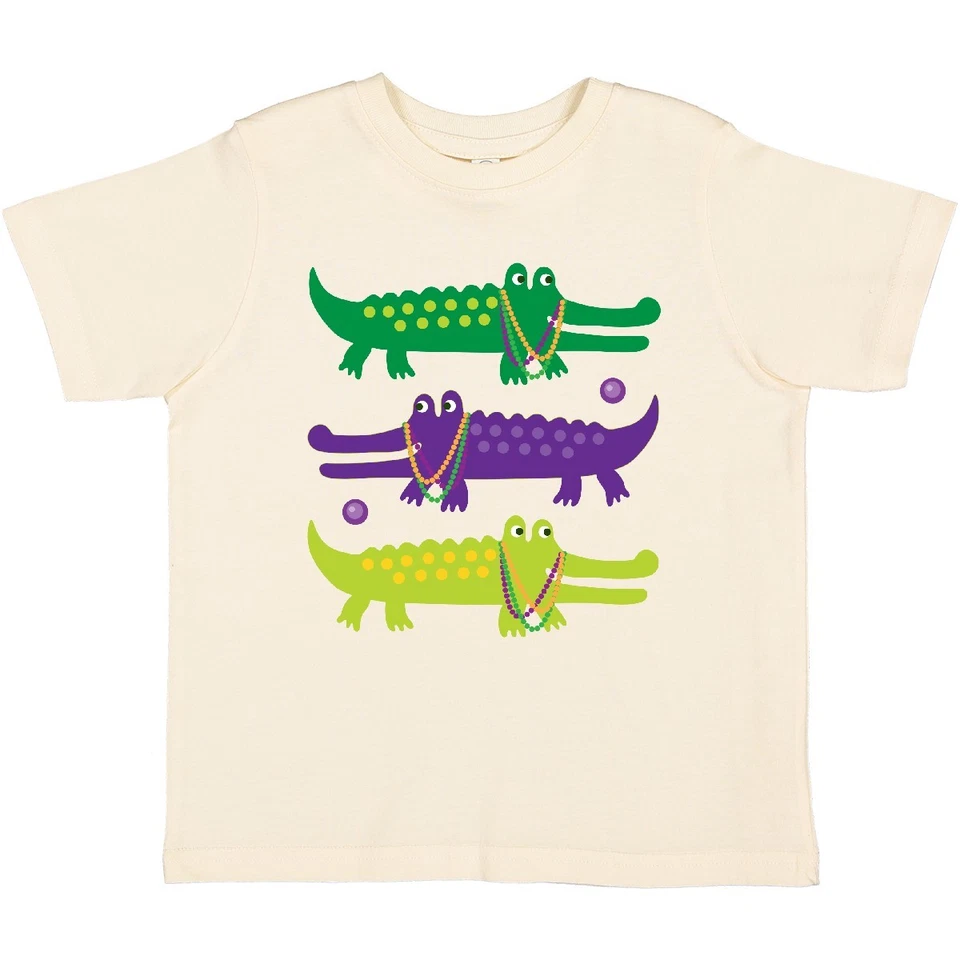 Camiseta Inktastic Mardi Gras Vacaciones Caimanes Niño Pequeño Desfile Fiesta Lindo Niños Foto 1 de 1