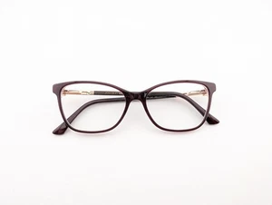 Jimmy Choo Eyeglasses Frames Only, JC LHF, 53-16-145, Purple, Made in Italy - Picture 1 of 16