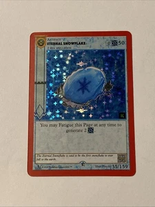 MetaZoo 1ª Edición KS CN Eternal Snowflake Full Holo Kickstarter 35/159 - Imagen 1 de 5