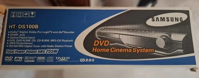 Samsung home theater System pd100b 5+1 rms 255W+ dvd HT-ds100b mp3 DivX Cd - Bild 1 von 2