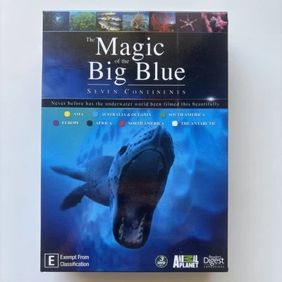 The Magic of the Big Blue: Seven Continents DVD  Boxset PAL Region 0 ALL Animals - Image 1 of 4
