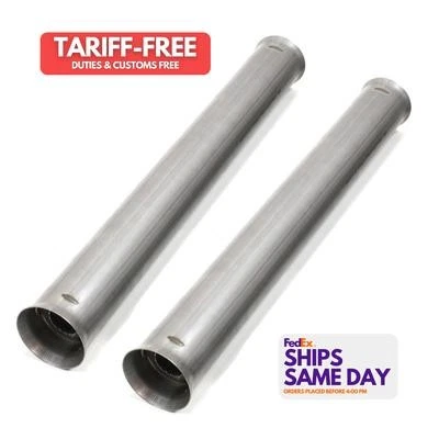 Par de silenciadores de acero Dougs Headers DGHD950 mercado de accesorios alto rendimiento carreras par Foto 1 de 4