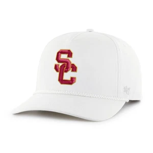 Men's '47  White USC Trojans Rope Hitch Adjustable Hat - Picture 1 of 2