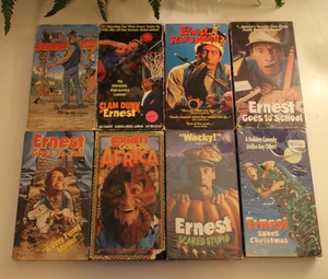 RAR Ernest (8) VHS Kassetten Lot SOFORT Sammlung! Jim Varney Komödie - Bild 1 von 9