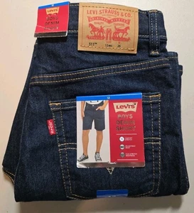 Levi’s 511 Size 12 Reg Boys Denim Shorts Comfort Stretch, Adjustable Waist- NWT - Picture 1 of 5