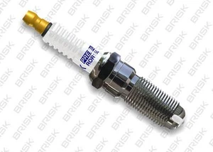 GENUINE BRISK RACING USA LGS ROR14LGS PREMIUM SILVER TIPPED SPARK PLUGS NEW  - Picture 1 of 3