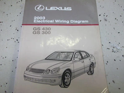 2003 Lexus GS430 430 GS300 GS 300 Eléctrico Diagrama Servicio Tienda Manual - Imagen 1 de 4