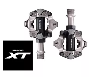 Pedalii MTB XC SHIMANO SPD DEORE XT PD-M8100 con tacchette - Foto 1 di 2