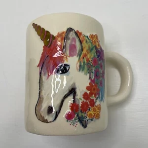 Unicorn Coffee Mug "Cup of Happy" From Natural Life Colorful Unicorn Happy Mug - Picture 1 of 16