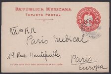 Mexico, 1912. Envoie Carte H&g 119, M.C Paris